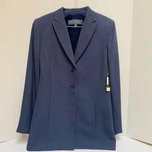 Alex Garfield 2 Pc Women’s Pantsuit Size 4 Blue